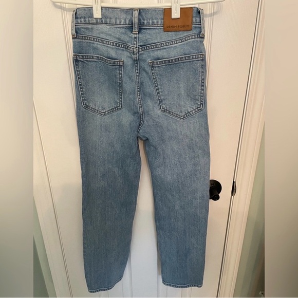 Denim Forum The Arlo High Rise Straight Size 25 26L - Picture 7 of 9